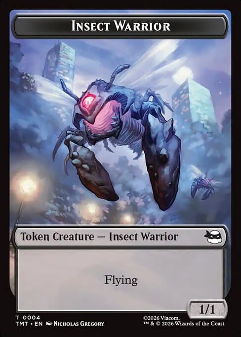 Insect Warrior Token (0004)